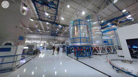 SpaceX factory and cooling chambers